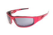 “Bagger” Red Motorcycle Sunglasses (Smooth)