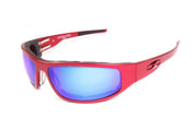 “Bagger” Red Motorcycle Sunglasses (Smooth)