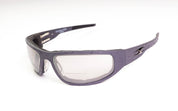 “Bagger” Gunmetal Prescription Biker Glasses (Diamond)