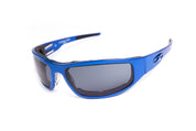 “Bagger” Blue Motorcycle Sunglasses (Smooth)