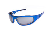 “Bagger” Blue Motorcycle Sunglasses (Smooth)