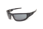 “Bagger” Black Prescription Motorcycle Glasses (Smooth)