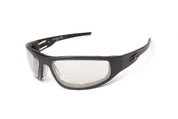 “Bagger” Black Prescription Motorcycle Glasses (Smooth)