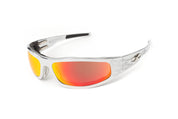 Baby Bagger Chrome Motorcycle Sunglasses (Flames)