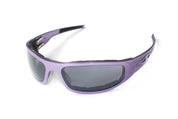 Baby Bagger Purple Motorcycle Sunglasses (Flames)